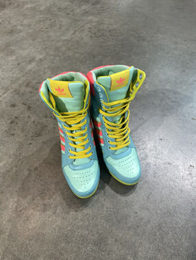 Jeremy Scott x Adidas High Heel Sneakers Size 6